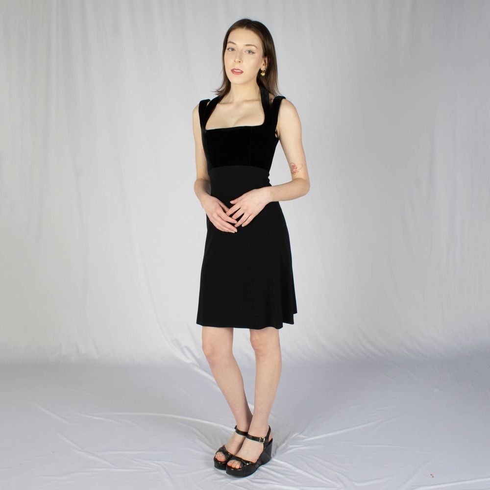 90s Herve Leger Corseted Mini Dress | Size 36 | XS |